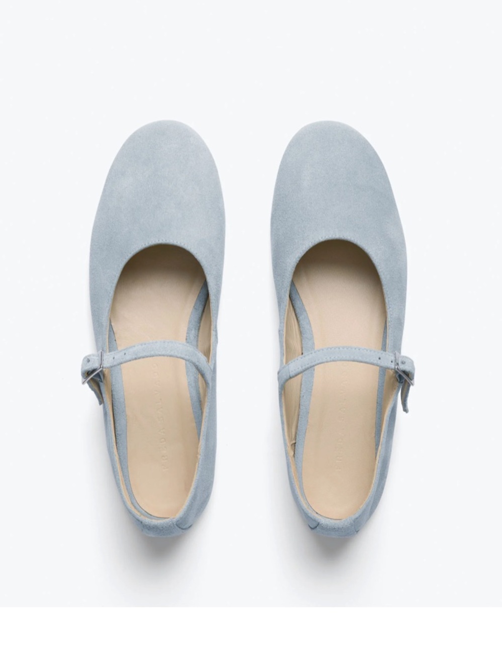 Freda Salvador Aubrey Mary Janes Blue Suede
